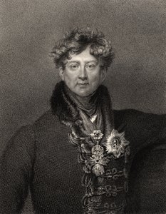 King George IV, engraved by Edward Scriven, from the plate by William Finden, from 